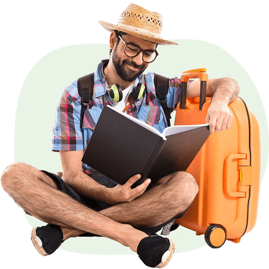 viajeros explorando el mundo